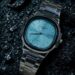 PP Smooth Bezel Date Watch Sea Blue – Stylish blue dial men’s luxury quartz watch