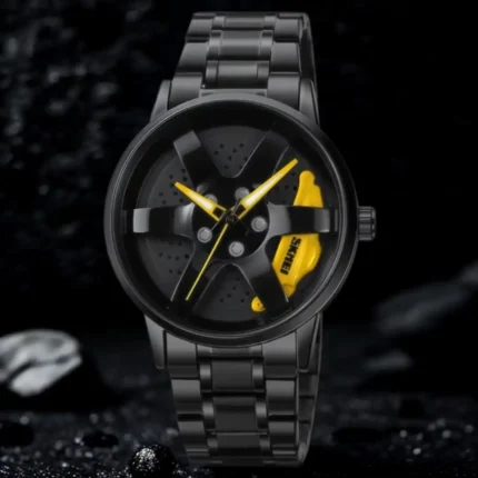 Skmei – 1787 – Rotating Wheel Rim - yellow